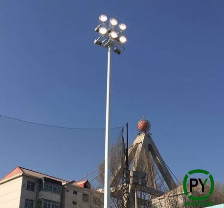 led高桿燈安裝效果