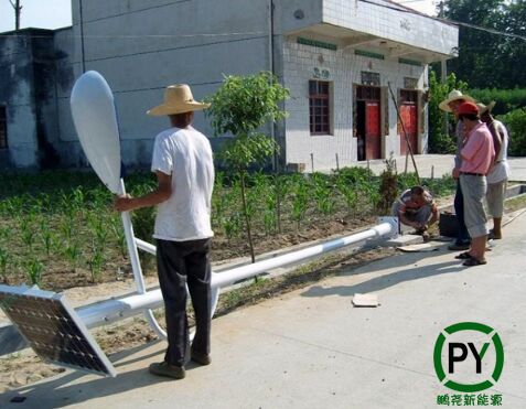 農村led6米30瓦太陽能路燈